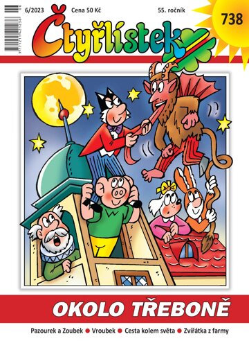 Obálka e-magazínu Čtyřlístek 6/2023