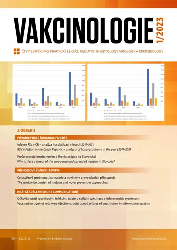 Obálka e-magazínu Vakcinologie 1/2023