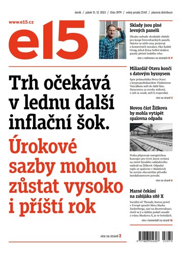 Obálka e-magazínu E15 15.12.2023