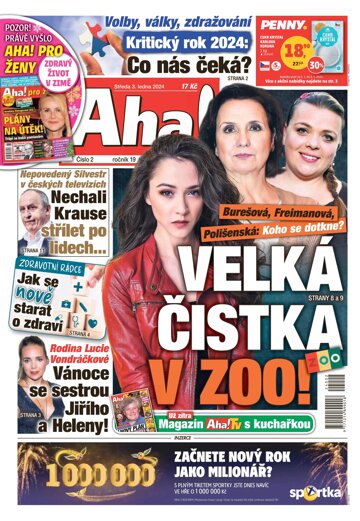 Obálka e-magazínu AHA! 3.1.2024