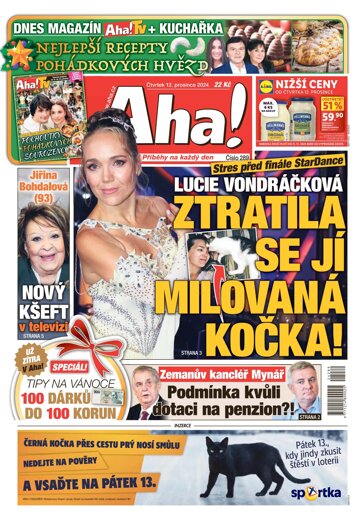 Obálka e-magazínu AHA! 12.12.2024