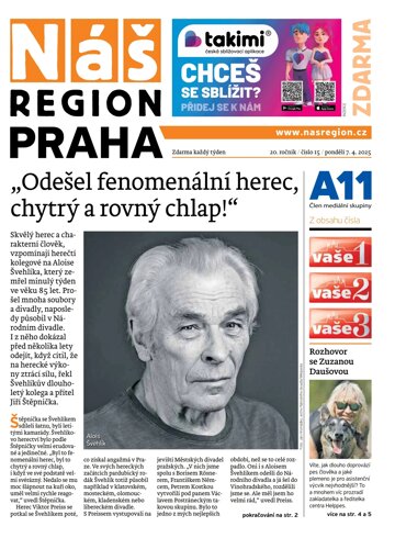 Obálka e-magazínu Náš Region - Praha 15/2025