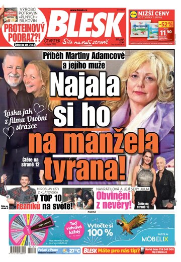 Obálka e-magazínu Blesk 7.8.2025