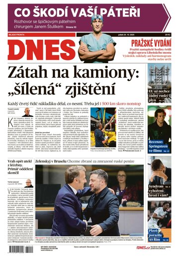 Obálka e-magazínu MF Dnes 24.10.2025
