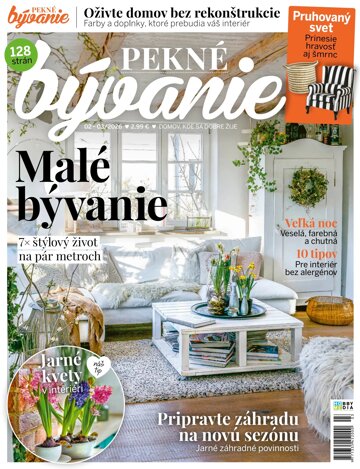 Obálka e-magazínu Pekné bývanie 3.2.2026