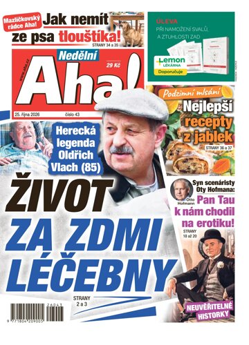 Obálka e-magazínu Nedělní AHA! 25.10.2026