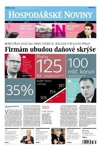 Obálka e-magazínu Hospodářské noviny 092 - 14.5.2014