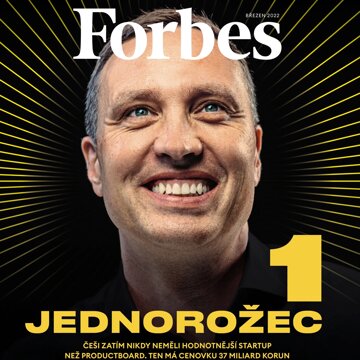 Obálka audioknihy Forbes březen 2022