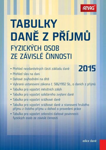 Obálka e-magazínu Tabulky daně z příjmů fyzických osob ze závislé činnosti 2015