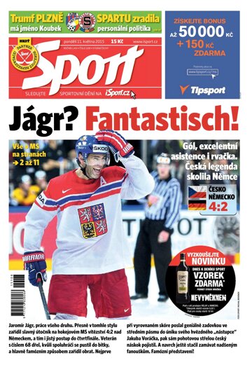 Obálka e-magazínu Sport 11.5.2015