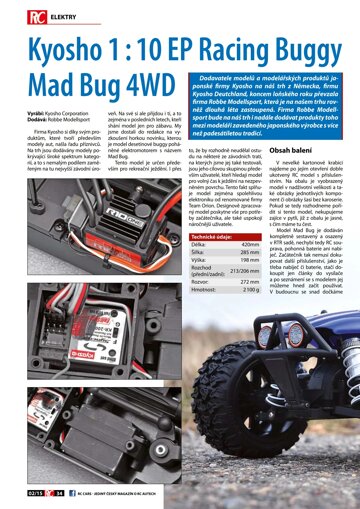 Obálka e-magazínu Kyosho 1: 10 EP Racing Buggy