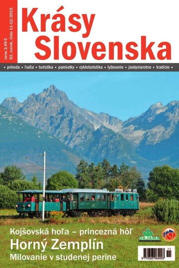 Obálka e-magazínu Krásy Slovenska 11-12/2015