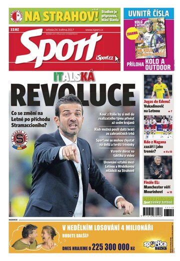 Obálka e-magazínu Sport 24.5.2017