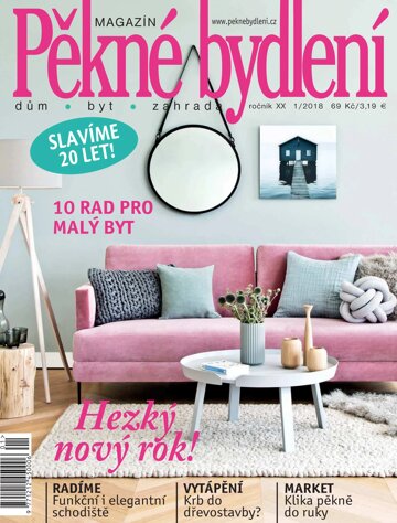 Obálka e-magazínu Pěkné bydlení 1/2018