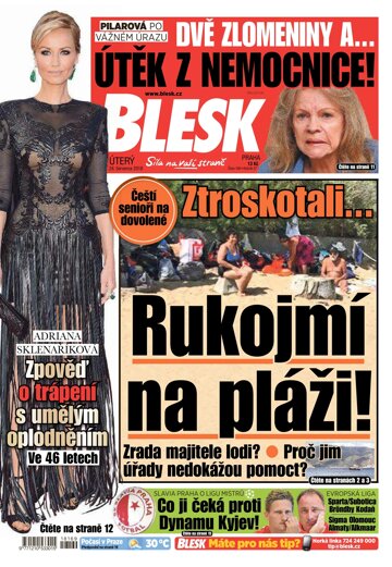 Obálka e-magazínu Blesk 24.7.2018