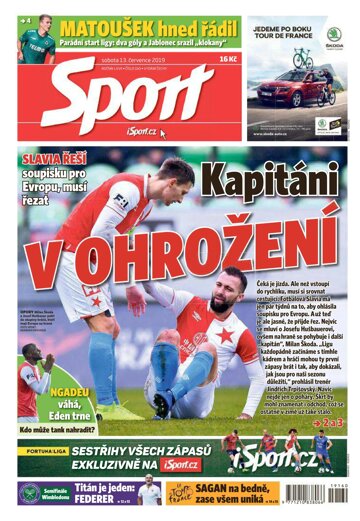 Obálka e-magazínu Sport 13.7.2019