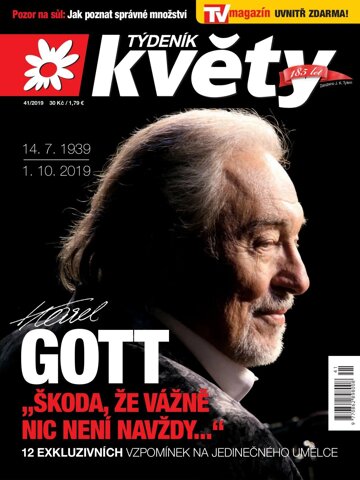 Obálka e-magazínu Týdeník Květy 41/2019