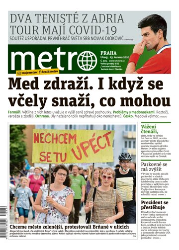 Obálka e-magazínu deník METRO 23.6.2020