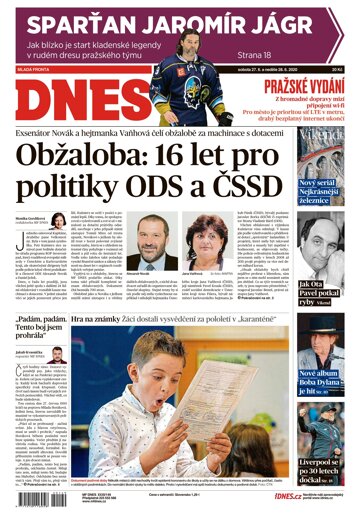 Obálka e-magazínu MF Dnes 27.6.2020