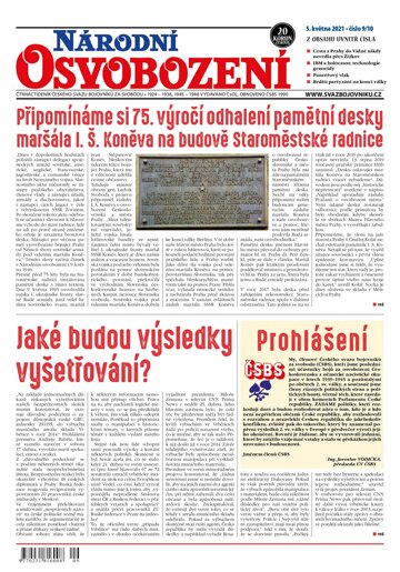 Obálka e-magazínu Národní Osvobození 9-10/2021