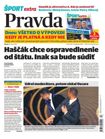Obálka e-magazínu Pravda 29. 3. 2022