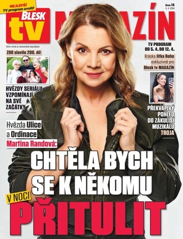 Obálka e-magazínu Blesk Tv magazín - 5.4.2024