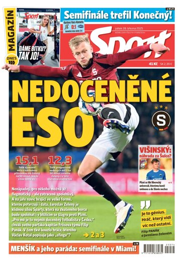 Obálka e-magazínu Sport 28.3.2025