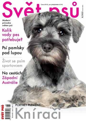 Obálka e-magazínu Svět psů 8/2025