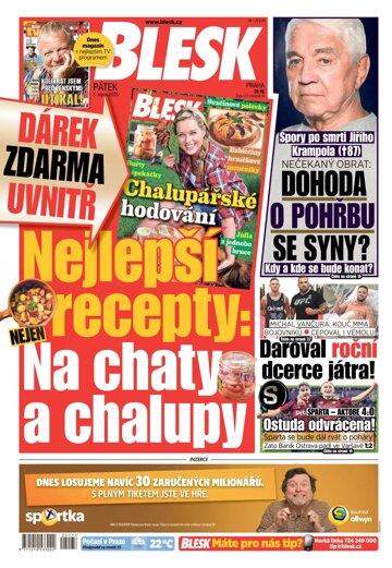 Obálka e-magazínu Blesk 1.8.2025