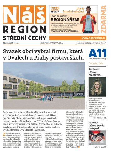 Obálka e-magazínu Náš Region - Střední Čechy 34/2025