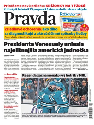 Obálka e-magazínu Pravda 5. 1. 2026