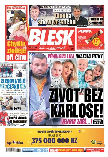 Obálka e-magazínu Blesk 14.1.2026