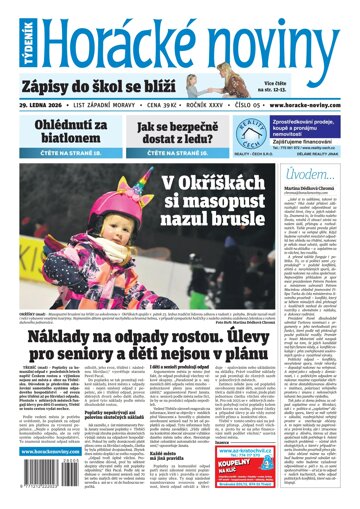 Obálka e-magazínu Horácké Noviny 5/2026