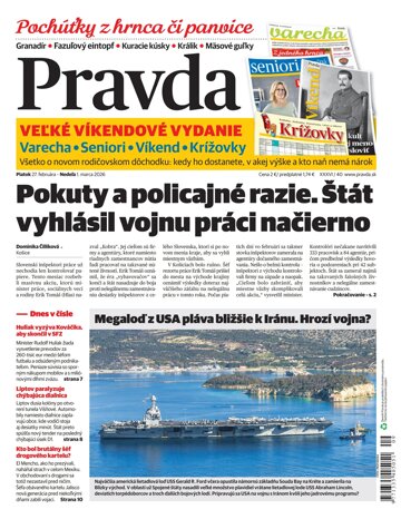 Obálka e-magazínu Pravda 27. 2. 2026