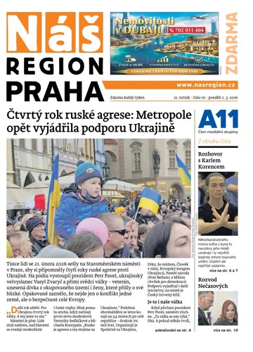 Obálka e-magazínu Náš Region - Praha 10/2026