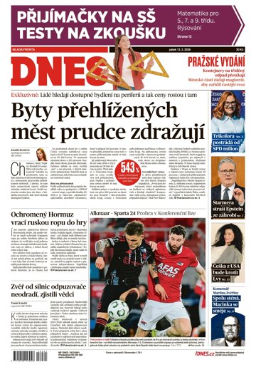 Obálka e-magazínu MF Dnes 13.3.2026