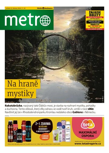 Obálka e-magazínu deník METRO 25.3.2026