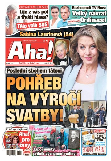 Obálka e-magazínu AHA! 7.8.2026
