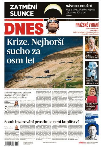 Obálka e-magazínu MF Dnes 12.8.2026