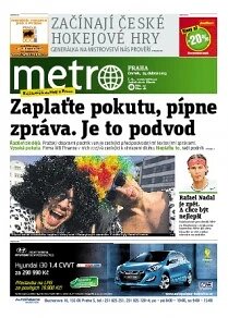 Obálka e-magazínu deník METRO 25.4.2013