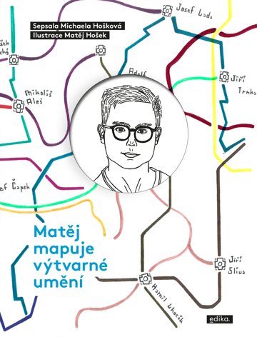 Obálka knihy Matěj mapuje výtvarné umění