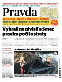 Obálka e-magazínu Pravda 18.11.2014