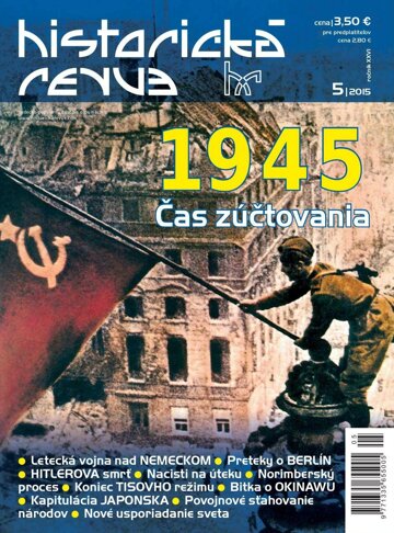 Obálka e-magazínu Historická Revue máj 2015