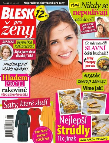 Obálka e-magazínu Blesk pro ženy 29.9.2015