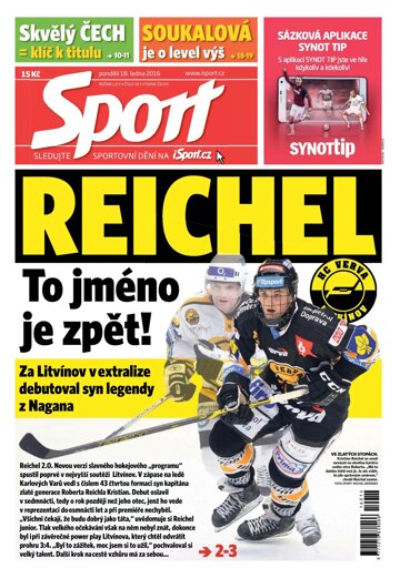 Obálka e-magazínu Sport 18.1.2016