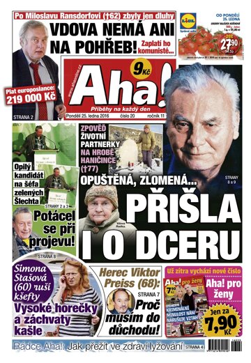 Obálka e-magazínu AHA! 25.1.2016