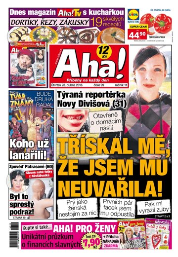 Obálka e-magazínu AHA! 28.4.2016