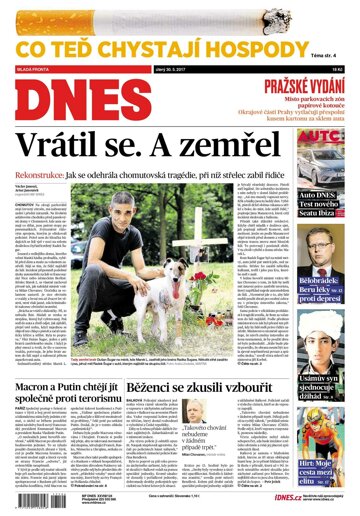 Obálka e-magazínu MF Dnes 30.5.2017