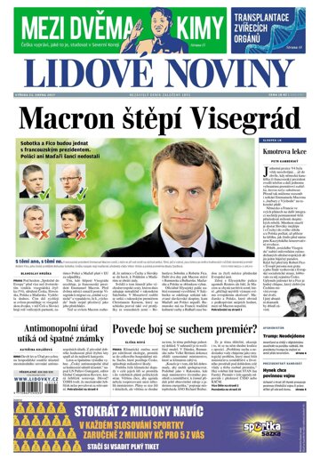 Obálka e-magazínu Lidové noviny 23.8.2017