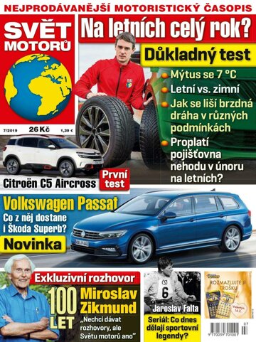 Obálka e-magazínu Svět motorů 7/2019